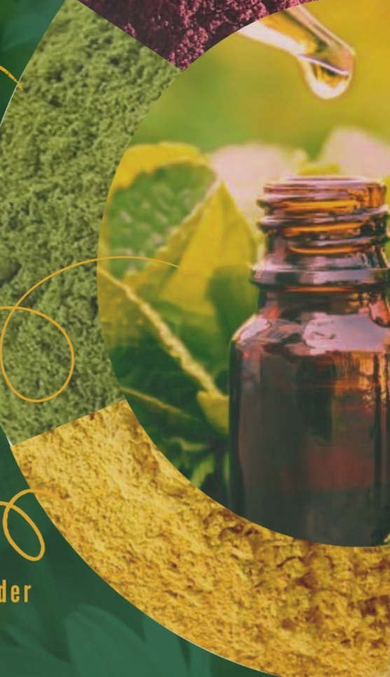 Botanical powders with a liquid extract